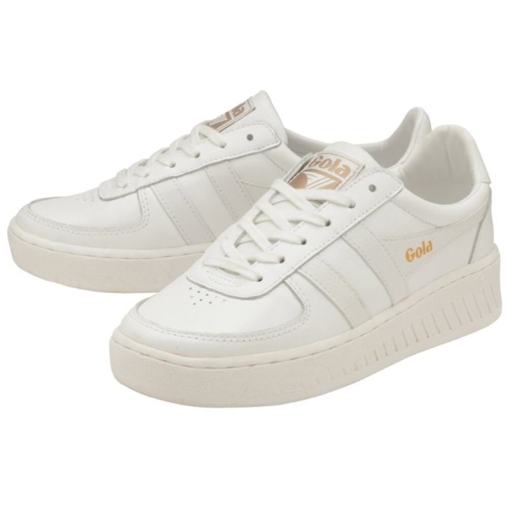 Gola Women's White Classics Grandslam Leather Sneakers Size 7
